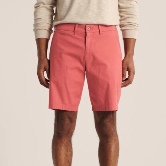 Abercrombie & Fitch Men's Stretch Chino Shorts 30 - Picture 1 of 7